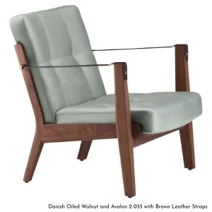 De La Espada Capo Lounge Armchair in Oak Timber - Upholstery Range A 781SKA by De La Espada, a Chairs for sale on Style Sourcebook