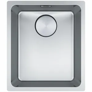 Franke Mythos 340mm Single Bowl Undermount Sink MYX110-34B by Franke, a Kitchen Sinks for sale on Style Sourcebook