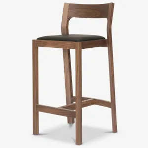 Case Furniture Profile Barstool - Walnut & Black MH212W2 by Case Furniture, a Chairs for sale on Style Sourcebook