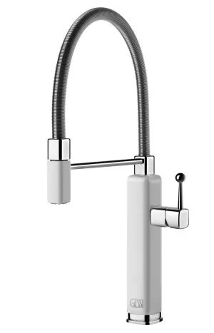 Gessi Happy Sink Kitchen Mixer with Pull Out Tap 60061GW by Gessi, a Kitchen Taps & Mixers for sale on Style Sourcebook