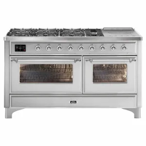 ILVE Majestic 150cm Freestanding Dual Fuel Oven/Stove M15SDNE3SSC by Ilve, a Ovens for sale on Style Sourcebook