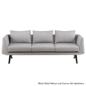 De La Espada Hepburn Fixed 3 Seater Sofa in Ash - Upholstery Range A 350FMAA by De La Espada, a Sofas for sale on Style Sourcebook