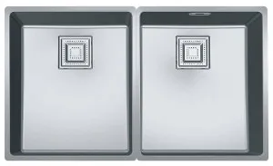 Franke Centinox Double Bowl Undermount Sink CMX120-34/34 by Franke, a Kitchen Sinks for sale on Style Sourcebook