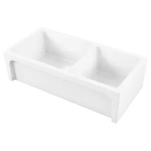 Abey Chambord Charles II 1 and 3/4 Bowl Fireclay Sink CHARLES-2W by Abey, a Kitchen Sinks for sale on Style Sourcebook