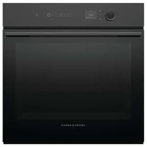 Fisher & Paykel Series 7 60cm Minimal Pyrolytic Built-In Oven Black Glass OB60SM16PLB1 by Fisher & Paykel, a Ovens for sale on Style Sourcebook