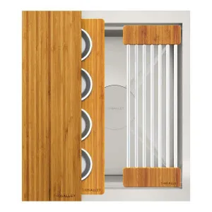 The Galley Ideal BarStation 18 Natural Golden Bamboo IBS-18-C-BA by The Galley, a Kitchen Sinks for sale on Style Sourcebook