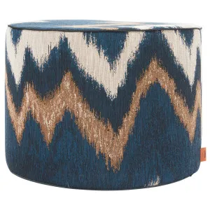 Missoni Zigzag 150 Ikat Cylinder Pouf 40x30 8053147554723 by Missoni, a Ottomans for sale on Style Sourcebook
