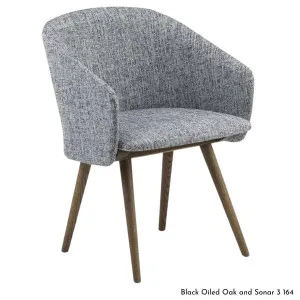 De La Espada Saia Dining Chair in Oak Timber - Upholstery Range A - 406KA by De La Espada, a Chairs for sale on Style Sourcebook