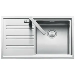 Barazza Easy Single Bowl Left Hand Drainer Sink EASY100R by Barazza, a Kitchen Sinks for sale on Style Sourcebook