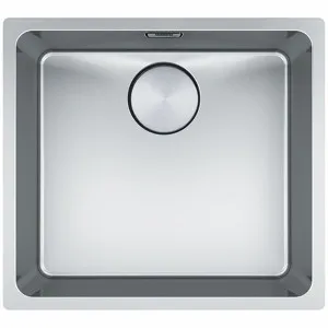 Franke Mythos 450mm Single Bowl Undermount Sink MYX110-45B by Franke, a Kitchen Sinks for sale on Style Sourcebook