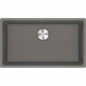 Franke Maris 720mm Single Bowl Flushmount Sink with Extension Drainer Stone Grey MRG210-72SG-FPC by Franke, a Kitchen Sinks for sale on Style Sourcebook