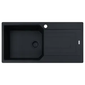Franke Urban 1000mm Single Bowl Topmount Sink with Right Hand Drainer - Matte Black UBG611-100MBRHD by Franke, a Kitchen Sinks for sale on Style Sourcebook