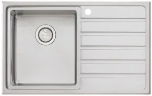 Oliveri Apollo Single Bowl Right Hand Drainer Sink AP1421 by Oliveri, a Kitchen Sinks for sale on Style Sourcebook