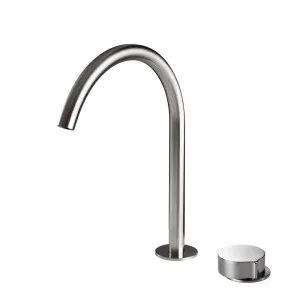 Rogerseller Eccentric Hob Mixer with Swivel Outlet - Brushed Nickel 360600405107 by Rogerseller, a Kitchen Taps & Mixers for sale on Style Sourcebook