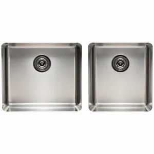 Titan large and Medium Bowl Sink Brushed Steel TSSS4052 by Titan, a Kitchen Sinks for sale on Style Sourcebook