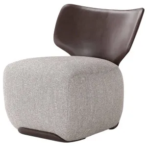 Amura Noa Armchair - Numa 01 Fabric and Stone Wash 266 Leather AM077-010-NOA by Amura, a Chairs for sale on Style Sourcebook