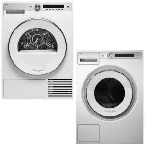 ASKO 8kg Front Load Washer and 8kg Heat Pump Dryer Laundry Package W6088XT608HX by Asko, a Washing Machines & Dryers for sale on Style Sourcebook