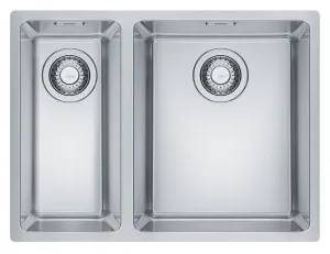 Franke Maris 1 and 1/2 Bowl Sink with Small Bowl Left MRX260-34/19SBL by Franke, a Kitchen Sinks for sale on Style Sourcebook