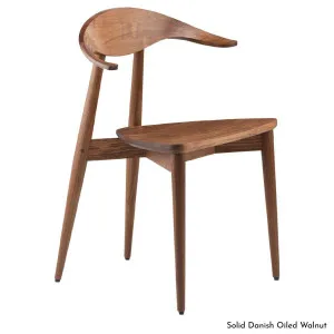 De La Espada Manta Dining Chair in Walnut Timber - 349GW by De La Espada, a Chairs for sale on Style Sourcebook