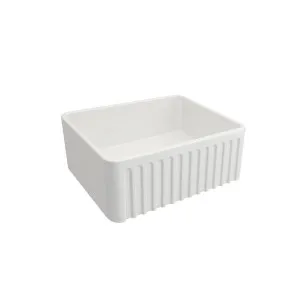 Turner Hastings Novi 60 x 46 Fine Fireclay Single Bowl Butler Sink Gloss White NO60FS by Turner Hastings, a Kitchen Sinks for sale on Style Sourcebook