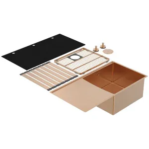 Abey Boutique Lugano Single Bowl Sink & Drainer - Artisan Copper STQ450SRCO by Abey, a Kitchen Sinks for sale on Style Sourcebook