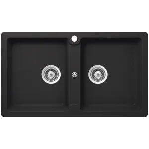 Abey Schock Typos Double Bowl Sink TN200B by Abey, a Kitchen Sinks for sale on Style Sourcebook