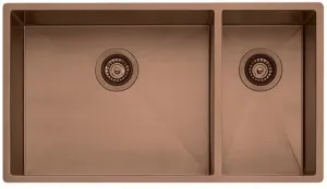 Oliveri Spectra 1 and 1/2 Bowl Sink Copper SB35CU by Oliveri, a Kitchen Sinks for sale on Style Sourcebook