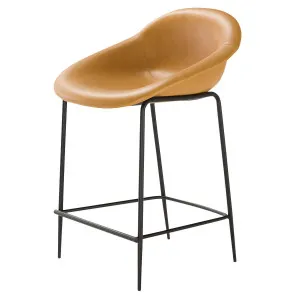 Amura Medea T369 Stool - Daino 001 Leather AM071-T369 by Amura, a Chairs for sale on Style Sourcebook