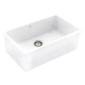 Abey Chambord IV Fireclay Sink - White CONSTANCE-4W by Abey, a Kitchen Sinks for sale on Style Sourcebook