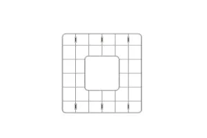 Turner Hastings Cuisine 46 x 46 Stainless Steel Grid CU46SSG by Turner Hastings, a Kitchen Sinks for sale on Style Sourcebook