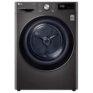 LG 9kg Heat Pump Dryer with Inverter Control Black Steel DVH9-09B by LG, a Washing Machines & Dryers for sale on Style Sourcebook