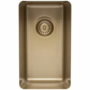 Titan Small Single Bowl Sink Pearl Gold TSPG28 by Titan, a Kitchen Sinks for sale on Style Sourcebook
