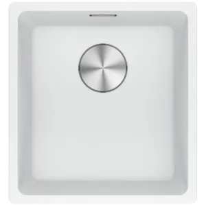 Franke Maris 370mm Single Bowl Undermount Sink Polar White MRG110-37PW-B by Franke, a Kitchen Sinks for sale on Style Sourcebook