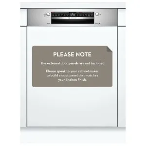 Bosch 60cm Series 4 Semi-Integrated Dishwasher SMI4HTS01A by Bosch, a Dishwashers for sale on Style Sourcebook