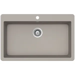 Abey Schock Virtus Large Bowl Sink Concrete Grey VN-100XLC by Abey, a Kitchen Sinks for sale on Style Sourcebook