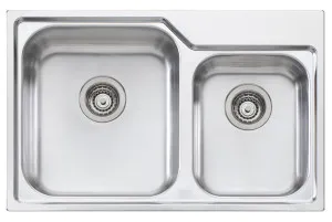 Oliveri Nu-Petite 1 & 3/4 Bowl Topmount Sink NP615NTH by Oliveri, a Kitchen Sinks for sale on Style Sourcebook