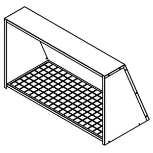Qasair Wall Vent Cover Horizontal Triple Motor Ducting WVCH3SS by Qasair, a Rangehoods for sale on Style Sourcebook