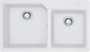 Franke Urban 1 and 3/4 Bowl Topmount Sink Polar White UBG620-86PW by Franke, a Kitchen Sinks for sale on Style Sourcebook