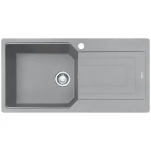 Franke Urban 1000mm Single Bowl Topmount Sink with Right Hand Drainer - Grey UBG611-100SGRHD by Franke, a Kitchen Sinks for sale on Style Sourcebook