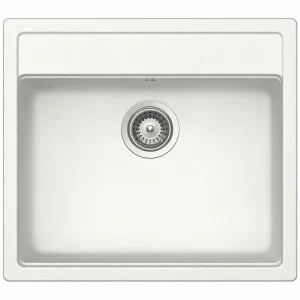 Abey Schock Nemo Single Sink Bowl Alpina NE100W by Abey, a Kitchen Sinks for sale on Style Sourcebook