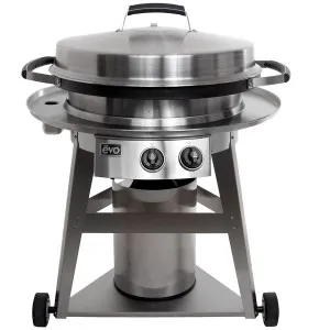 Evo Flattop Grill on Professional Wheel Cart 10-0002 by Evo, a BBQs for sale on Style Sourcebook