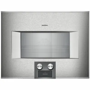 Gaggenau 60cm 400 Series Compact Built-In Combi-Steam Oven Bottom Controls Right Hinge BS474112 by Gaggenau, a Ovens for sale on Style Sourcebook
