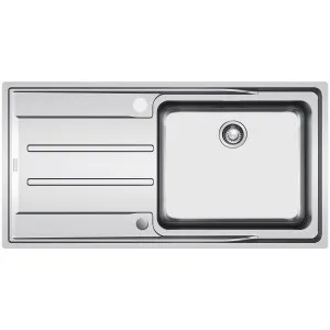 Franke Aton Single Bowl Sink with Left Hand Drainer ANX211LHD by Franke, a Kitchen Sinks for sale on Style Sourcebook