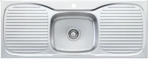 Oliveri Ultraform Single Bowl Double Drainer Sink UF16 by Oliveri, a Kitchen Sinks for sale on Style Sourcebook