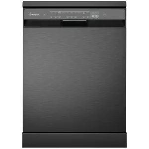 Westinghouse 60cm Dark Stainless Steel Freestanding Dishwasher WSF6608KXC by Westinghouse, a Dishwashers for sale on Style Sourcebook