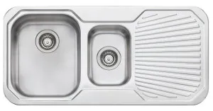 Oliveri Petite 1 & 1/2 Bowl Sink with Right Hand Drainer PE301NTH by Oliveri, a Kitchen Sinks for sale on Style Sourcebook
