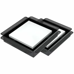 Schweigen 900m3h Silent Exhaust Fan Bundle for 2 Rooms - White Square Integrated Diffuser BRB722ST by null, a Exhaust Fans for sale on Style Sourcebook