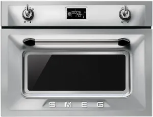 Smeg 45cm Victoria Aesthetic Compact Electric Built-In Combi-Steam Oven SFA4920VCX by Smeg, a Ovens for sale on Style Sourcebook