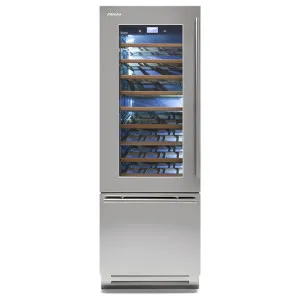 Fhiaba 75cm Classic Wine Cellar and Wine Drawer Left Hinge Stainless Steel KS7490TWT3ASS by Fhiaba, a Wine Fridges for sale on Style Sourcebook