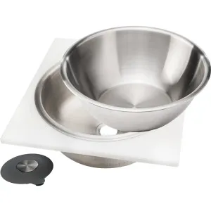 The Galley Wash & Serve Set - White Resin WM-17-D-WH by The Galley, a Kitchen Sinks for sale on Style Sourcebook